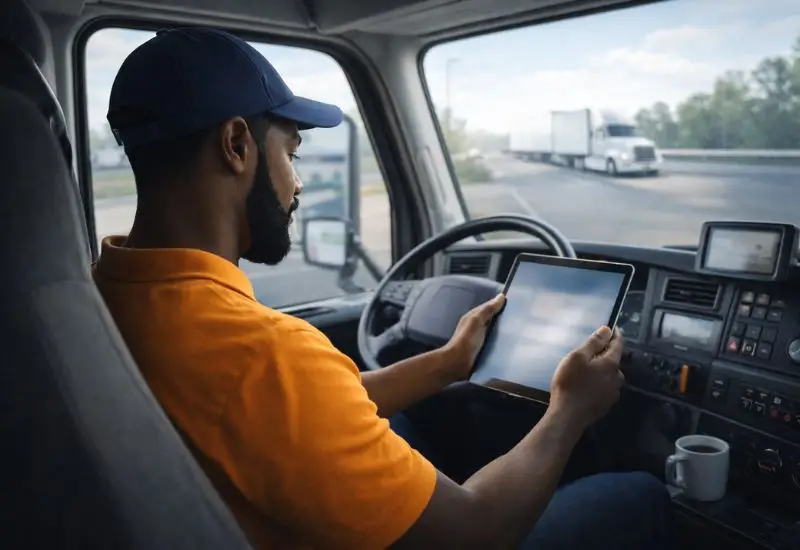Step 3 - Driver approving dispatched load details